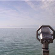 Picture Of Telescope On Lake Constance Germany